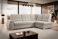 Coltar extensibil dreapta 3 locuri ELTAP, RT-22IN, Sado, 272x192x95 cm, lemn/poliester, bej deschis