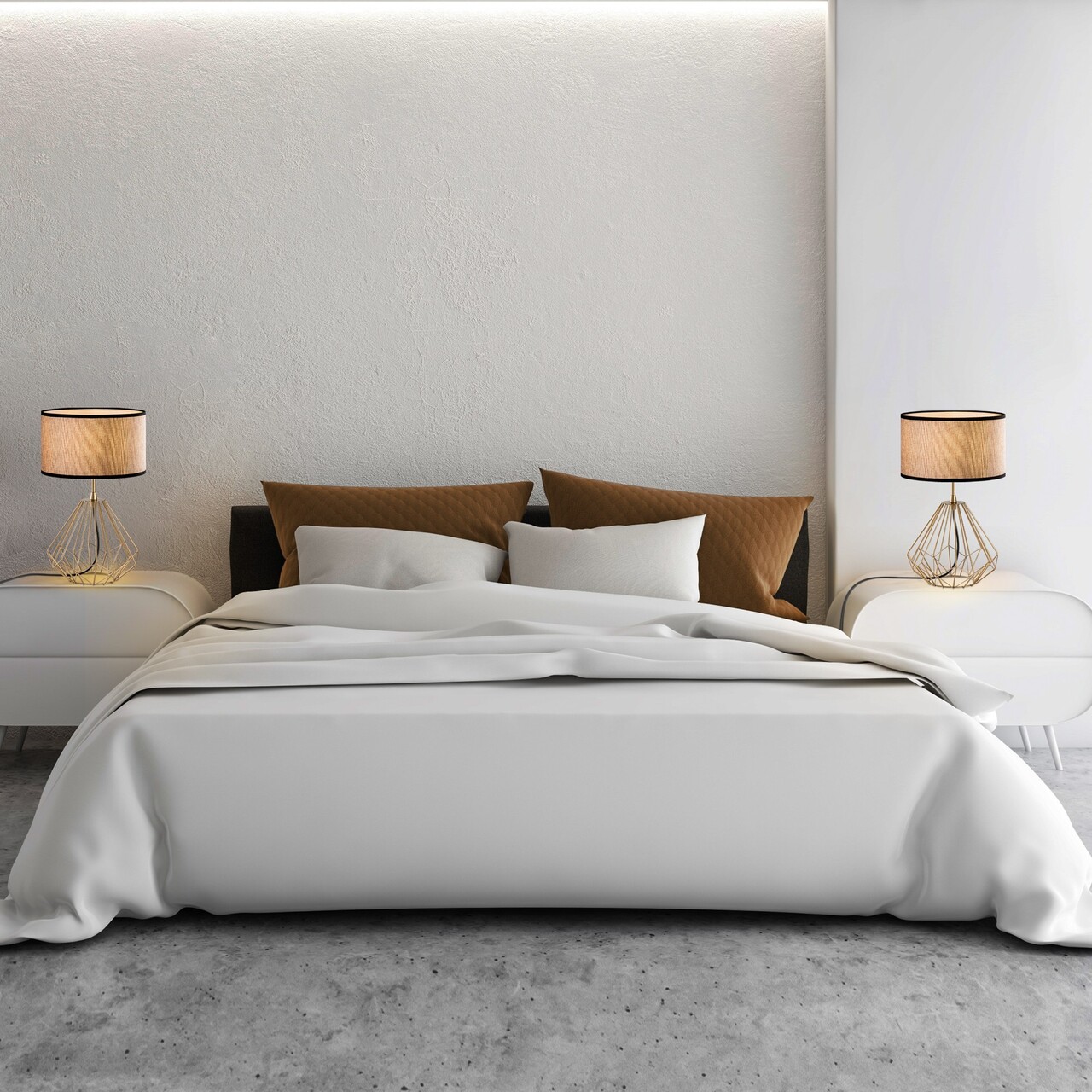 Set de lămpi de masă, Opviq, 892OPV2215, Auriu - imagine 2