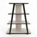 Comoda TV, Hanah Home, Lyno, 70.4x80x40.6 cm, Gresie / Negru