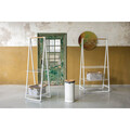 Suport pentru haine, Brabantia, Linn Compact, 57x60.6x190 cm, otel, alb