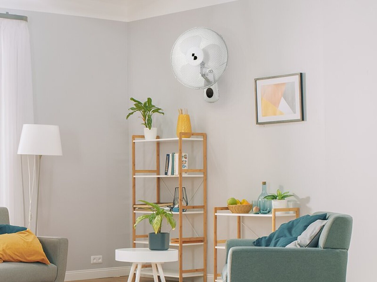 Ventilator de perete cu telecomanda Beper, 40 W, alb - view 5