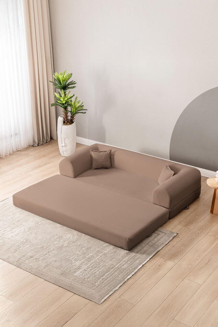 Canapea extensibila 3 locuri, Atelier del Sofa, 118FVL1304, Tesatura plus reiata, Bej - view 5