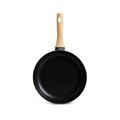 Tigaie B2 Albero Essentials, Homla, 28 cm, aluminiu/inox/plastic, negru/natur
