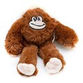 Jucarie de plus pentru caini Monkey S, Gloria, 19 x 6 x 21 cm, poliester, maro