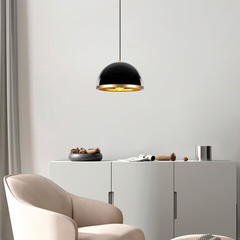 Lustra, Fulgor, 942FLG1302, Metal, Negru