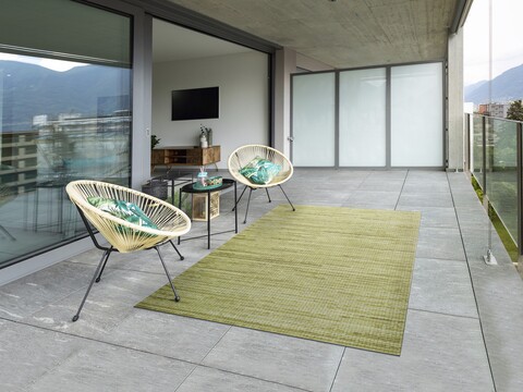 Covor pentru interior - exterior, Vision, 140 x 200 cm, 100% PVC, mustar