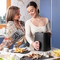 Friteuza cu aer fara ulei InnovaGoods, Fryinn Lite 2000, 25 x 25.5 x 21.5 cm, 2 L, 1200W, negru