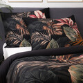 Lenjerie de pat King Size, Fonce, Homla, 3 piese, 200x220 cm, microfibra din poliester, multicolor