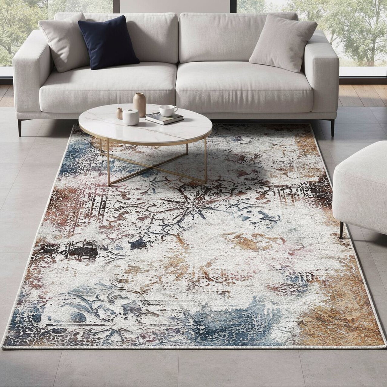 Covor, Els, 100x300 cm, Multicolor — imaginea 2