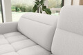 Coltar extensibil dreapta 3 locuri ELTAP, RT-01ROY, Barea, 208x160x100 cm, lemn/poliester, alb