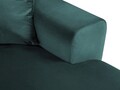 Coltar panoramic extensibil stanga 7 locuri, Moghan, Micadoni Home, GL, 313x194x88 cm, catifea, albastru petrol