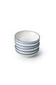 Set boluri pentru sos, Hermia, 275KRM2696, 13 cm, Alb mat