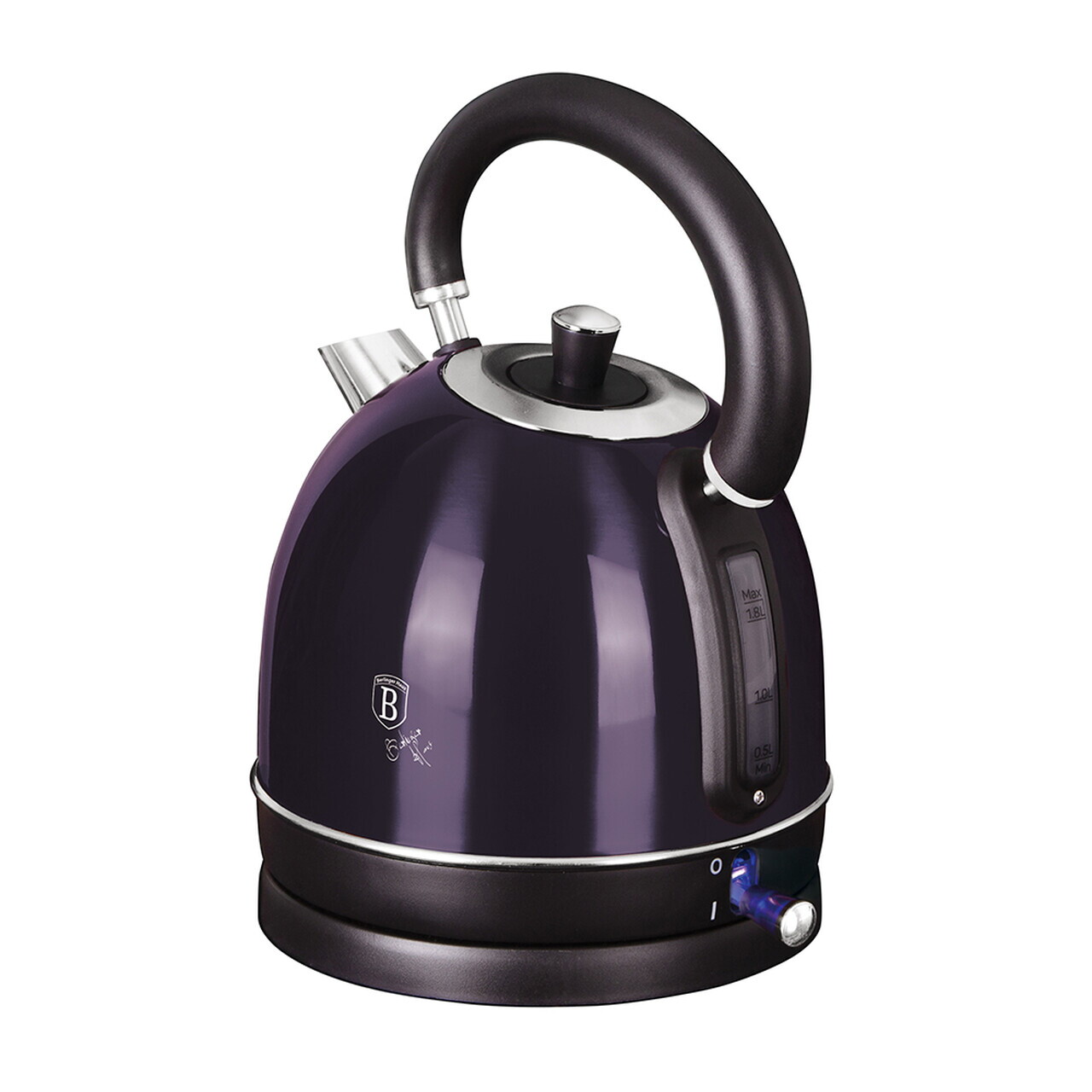 Ceainic electric Berlinger Haus, Purple Eclipse, 1.8 L, inox, mov - imagine 3
