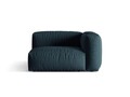 Modul dreapta pentru canapea, 1 loc, Martina-169, Micadoni Home, 121x106x75 cm, tesatura structurata catifelata, albastru jeans