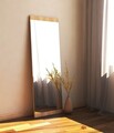Oglinda decorativa, Siam, Azus, 40x120x2.2 cm, MDF , Natural