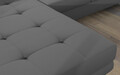 Coltar extensibil stanga 4 locuri ELTAP, Armd-84, Armando, 289x203x85 cm, lemn/poliester, gri