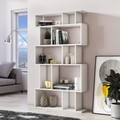 Corp biblioteca, Minima, Piramide Wide , 90x160x22 cm, Alb