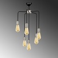 Candelabru Opviq Denge, 6 x E27, 40W, negru