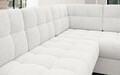 Coltar extensibil stanga 5 locuri ELTAP, LT-01ROY, Blewett, 299x198x82 cm, lemn/poliester, alb