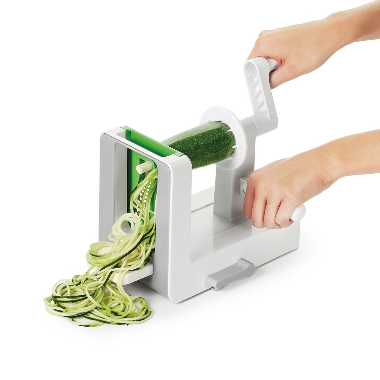 Dispozitiv de spiralat cu 3 lame interschimbabile, "Good Grips" - OXO - imagine 2