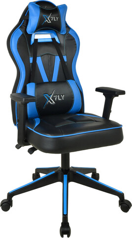 Scaun de birou, Seatix, XFly Vendetta, 62x120x46 cm, Poliuretan, Albastru/Negru mezoni.ro