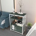 Corp biblioteca, Zena Home, Letos, 60x80x29.6 cm, PAL, Verde/Alb