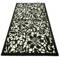 Covor Draco, Decorino, 80x150 cm, polipropilena, negru/alb
