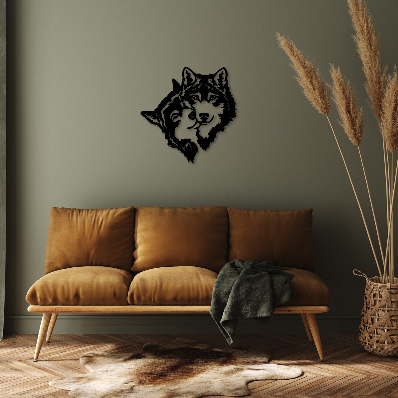 Decoratiune de perete, its Love, Dimensiune: 54 x 54 cm, Negru - view 4