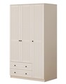 Dulap pentru haine, Rabi, Rb-062-01, 105x210x52 cm, Alb mat