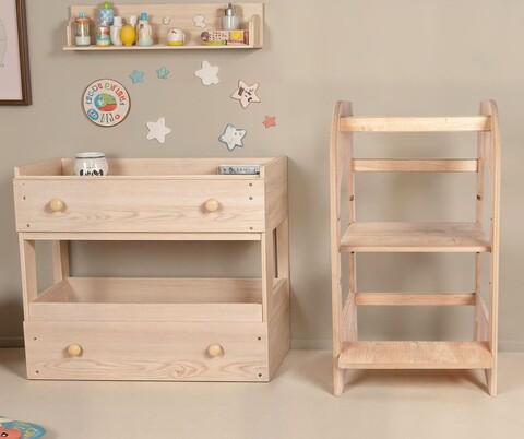 Turnul Educațional, Rosewood, BLTYZ-AKTV036, 50x90x50 cm, Stejar