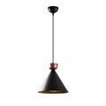 Lustra, Tatum, 584TTM1134, Metal, Negru/Cupru