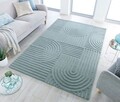 Covor Zen Garden Duck Egg, Flair Rugs, 160x230 cm, lana, verde