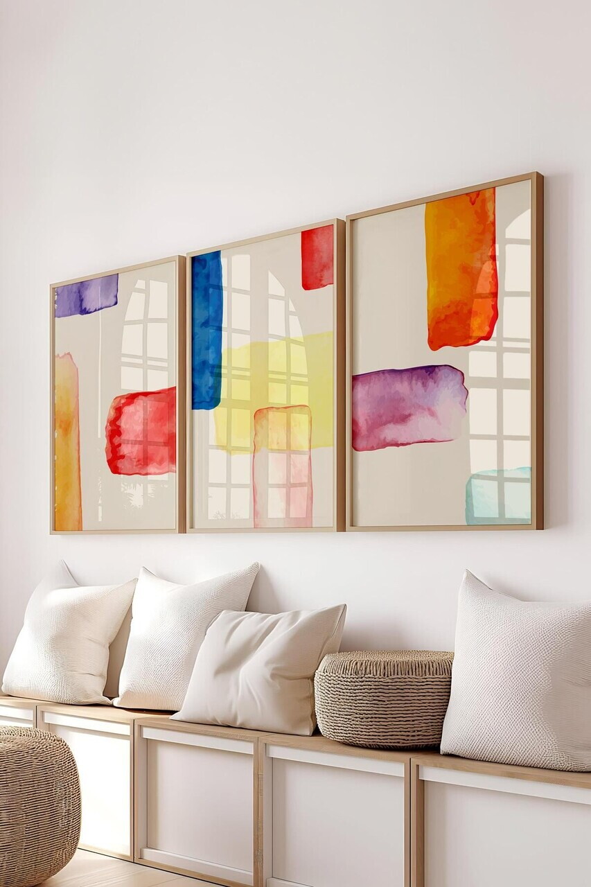 Set de pictură decorativă, Ç-300672, Sticla PVC, Multicolor — imaginea 2