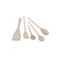 Set 5 ustensile pentru bucatarie, Tescoma, Woody, lemn