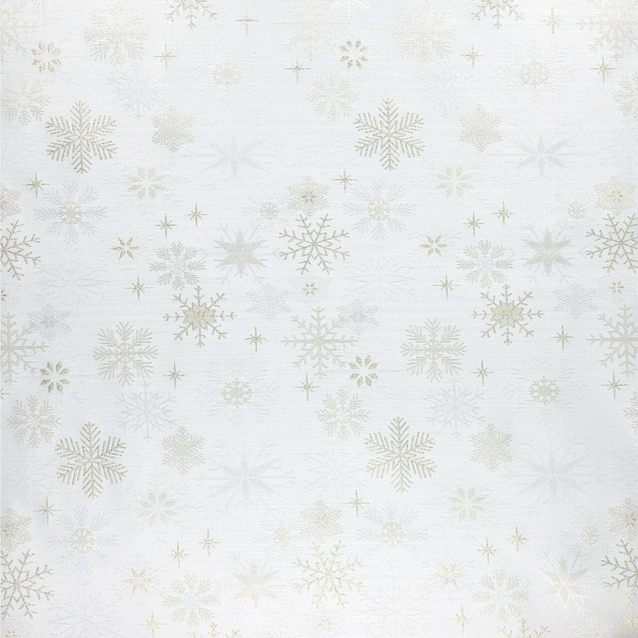 Fata de masa Gold Snow, Homla, 150x300 cm, poliester, alb/auriu - 2 | YEO