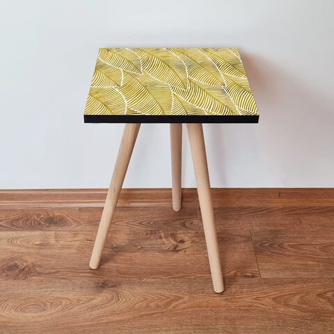 Masuta, Leona, Shp239, 35x42x35 cm, Aur/Alb