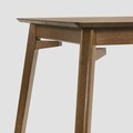 Masa Little, Homla, 160x75x76 cm, lemn de cauciuc, maro