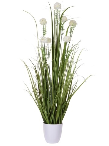 Floare artificiala, H80 cm, polipropilena, alb