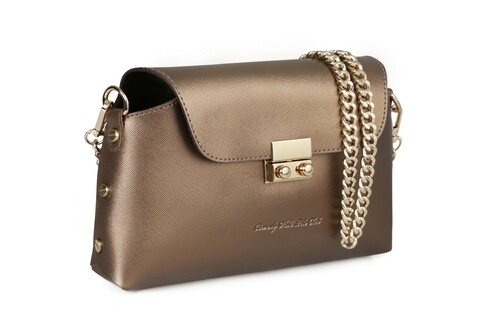 Geanta beverly hills polo club, 624, piele ecologica, cupru