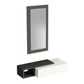 Bufet, Arnetti, Vien, 82x15 cm, PAL, Antracit/Alb