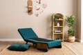 Canapea extensibilă cu 1 loc, Futon, 859FTN2333, Metal , Verde petrol