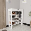 Pantofar, Qualex, Royal, 80x90x30 cm, PAL, Alb