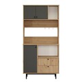 Dulap multifunctional, Locelso, RE4-SA, Stejar / Antracit