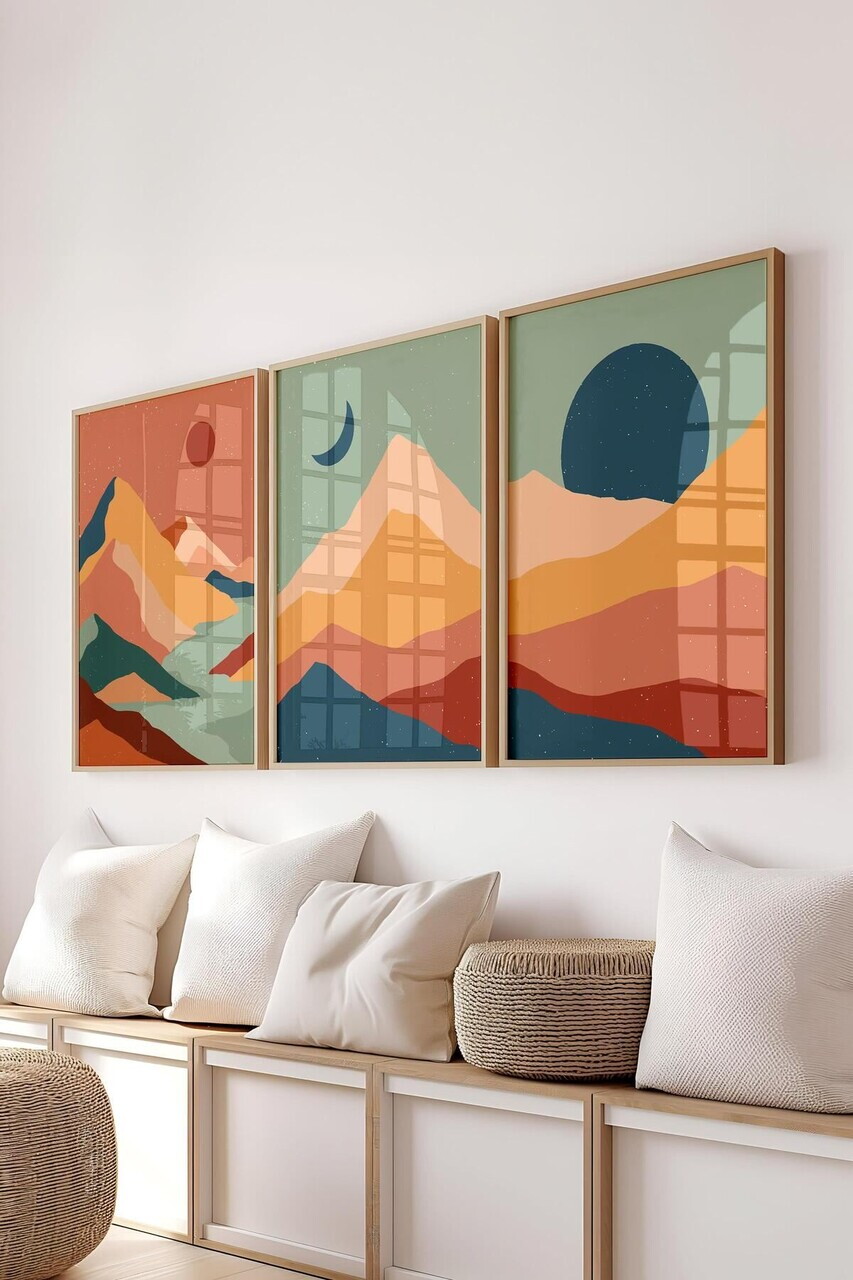 Set de pictură decorativă, Ç-300638, Sticla PVC, Multicolor — imaginea 2