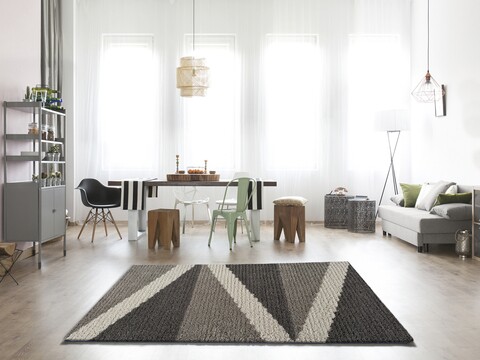 Covor, Focus Grey, 160 x 230 cm, 100% polipropilena, gri