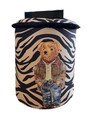 Taburet, Qunef, Jungle Scar Pouffe, 45x60 cm, Material: 100% IN, Multicolor