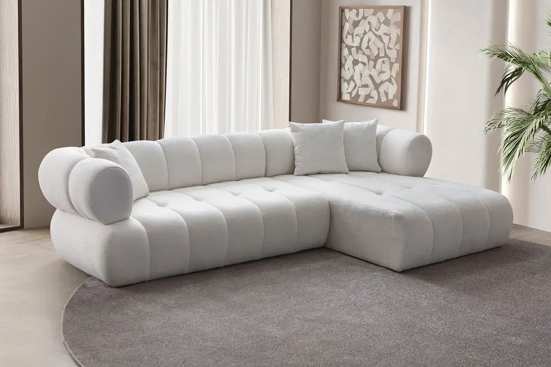Coltar, Atelier del Sofa, 752EST1320, Frame: 70% HORNBEAM/30% MELAMINE COATED CHIPBOARD, Alb