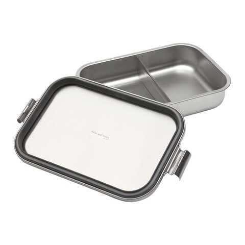 Caserola pentru pranz, Brabantia, Make&Take, 26x17.4x6.3 cm, 2 L, inox, argintiu mat