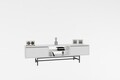 Comoda TV, Asse Home, Tauber, 180 x 50 x 40 cm, pal melaminat, alb