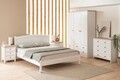 Pat de o persoană, Alfa Design, Rüzgar Modern Country, Alb